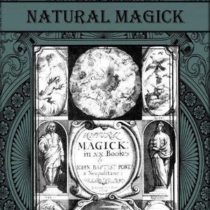 Magic book,occult book,Natural Magick By John Baptista Porta