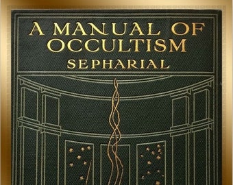 Book of magic,occult books,A manual of occultism 1914