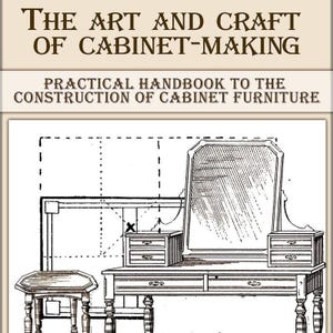 Vintage Cabinetwork book,handbook cabinet furniture designer