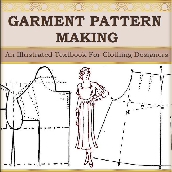 1940s dressmaking sewing pattern,vintage tailoring,Garment Pattern Making