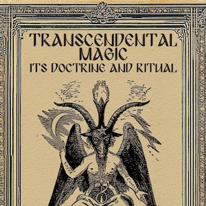 Vintage book Transcendental magic,its doctrine and ritual,occult, magic spells, witch Pdf download ebook
