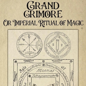 Vintage book Grand Grimore Or Imperial Ritual of Magic,Pdf download ebook