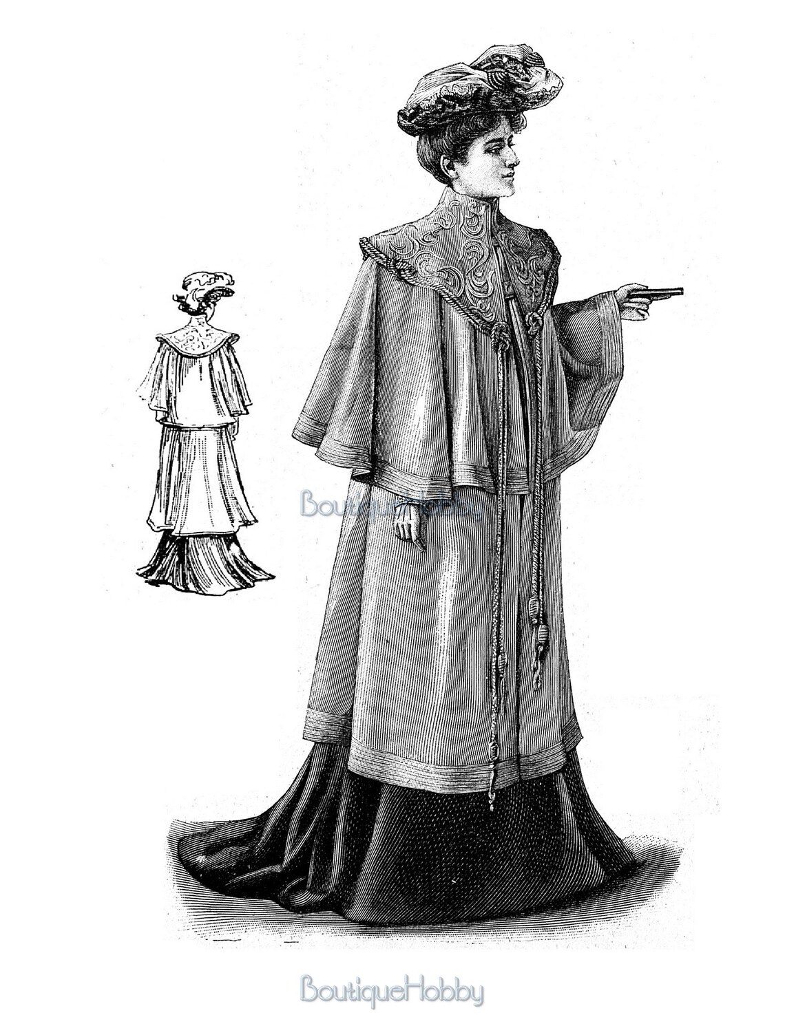 German Sewing Patternsedwardian Dresspdf Sewing Patterns Etsy