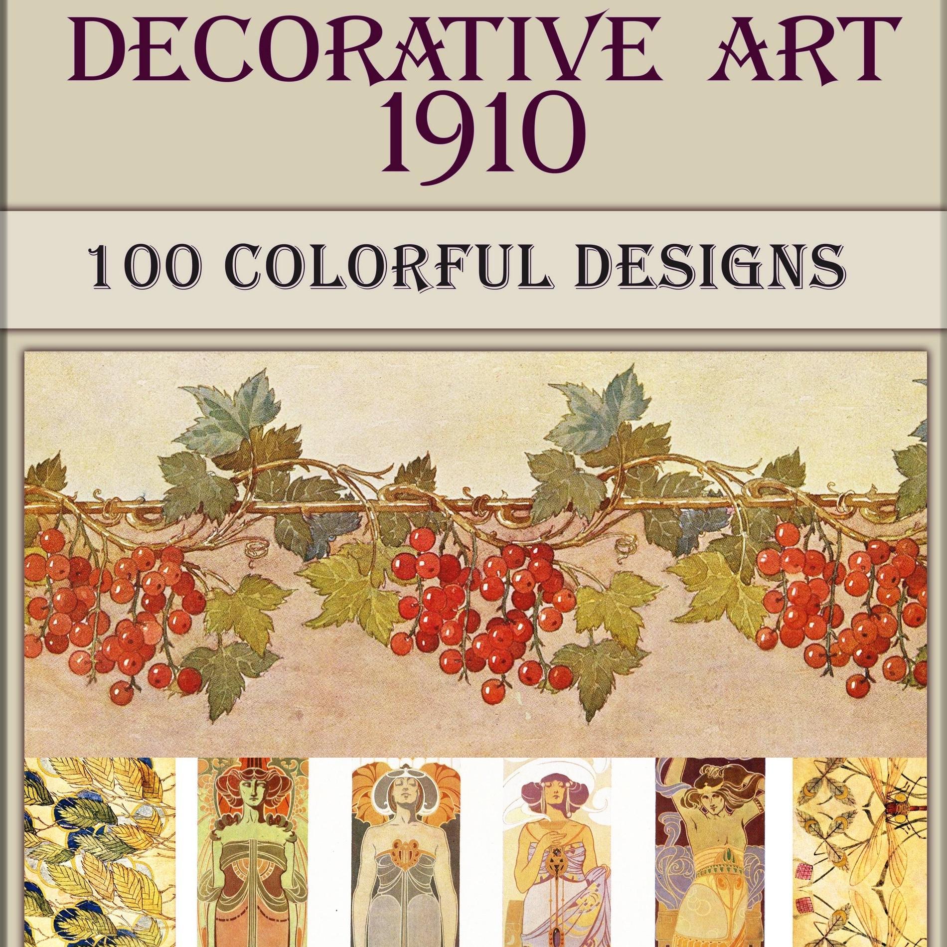 Art Deco Decorative Art,vintage Illustration,decoration and