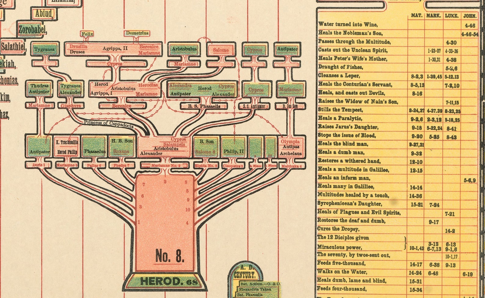 Bible History Genealogical Chartinstant Downloadbiblical and - Etsy