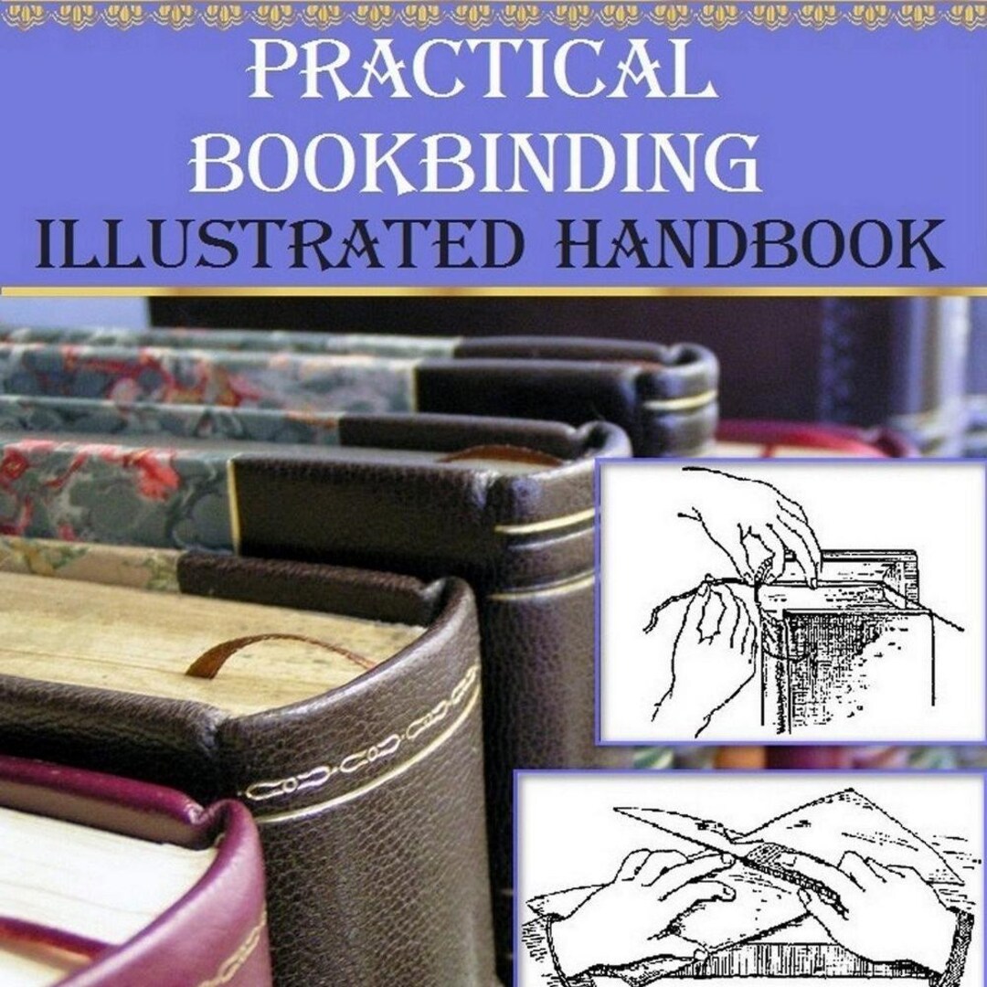 Vintage Bookbinding Tutorial: Illustrated Handbook (PDF Download) - Etsy