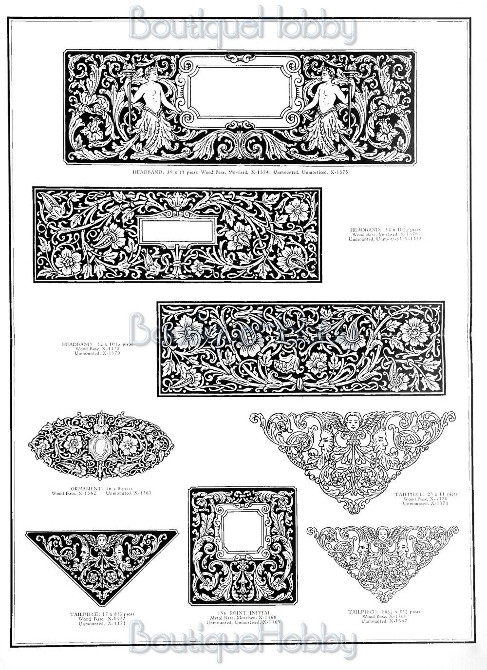 1000 Decorative Pattern Ornaments Designs,borders, Rules and Dashes ...