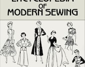 Vintage sewing guide,Encyclopedia of Modern Sewing 1948,PDF Instant Download
