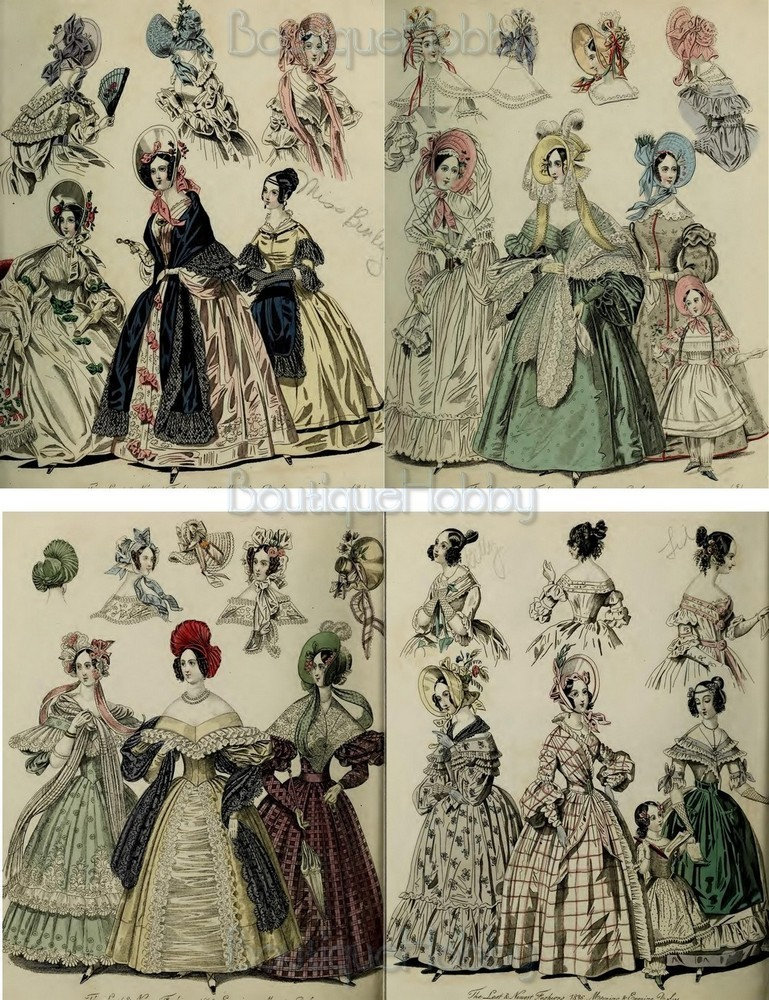 Vintage Victorian Fashions Catalog,antique Dress Design,rare Book