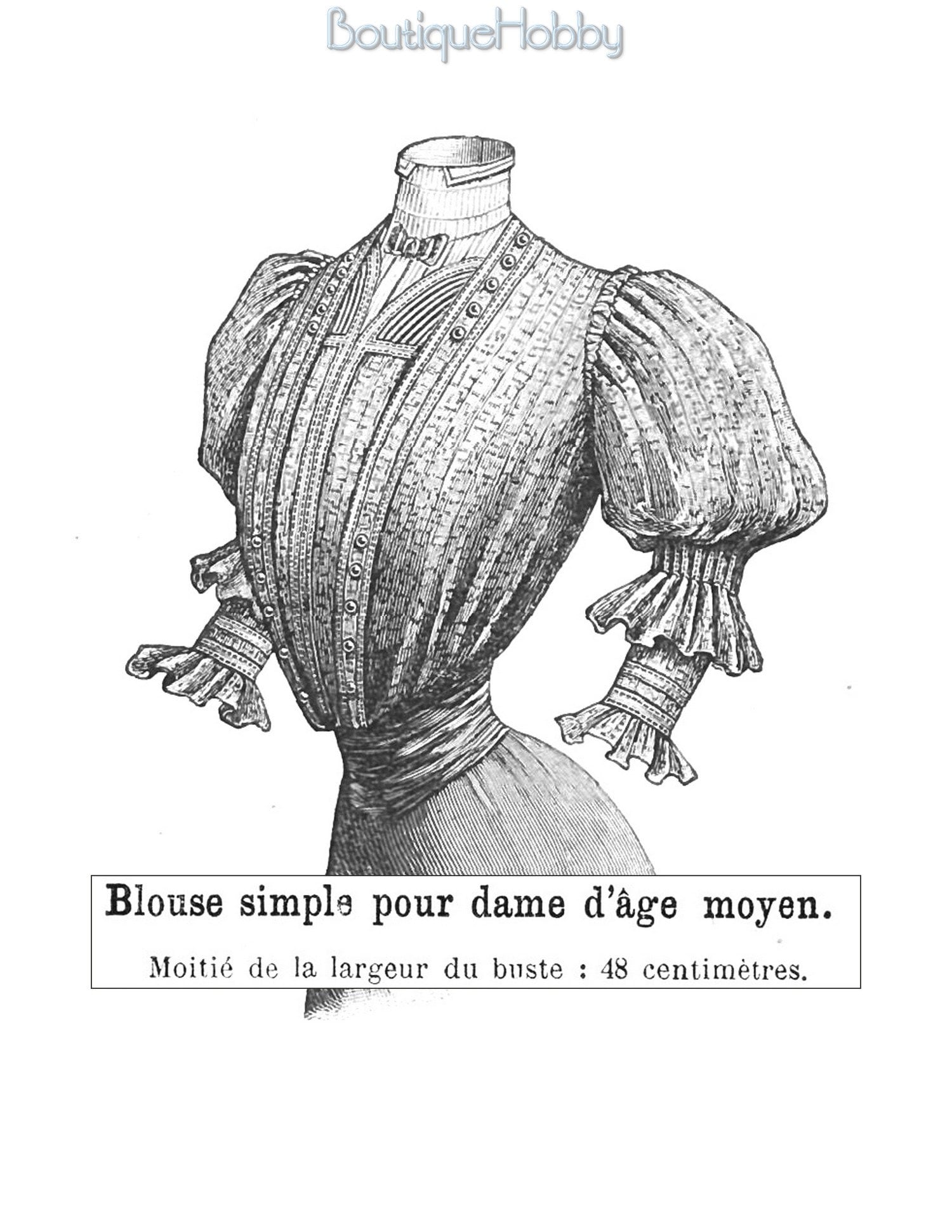 French Sewing Patternsvictorian Dresspdf Sewing Patterns Etsy