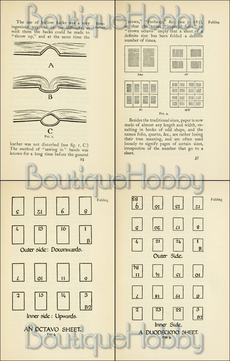 Bookbinding Tutorial: DIY Book Making Guide (PDF Download) - Etsy