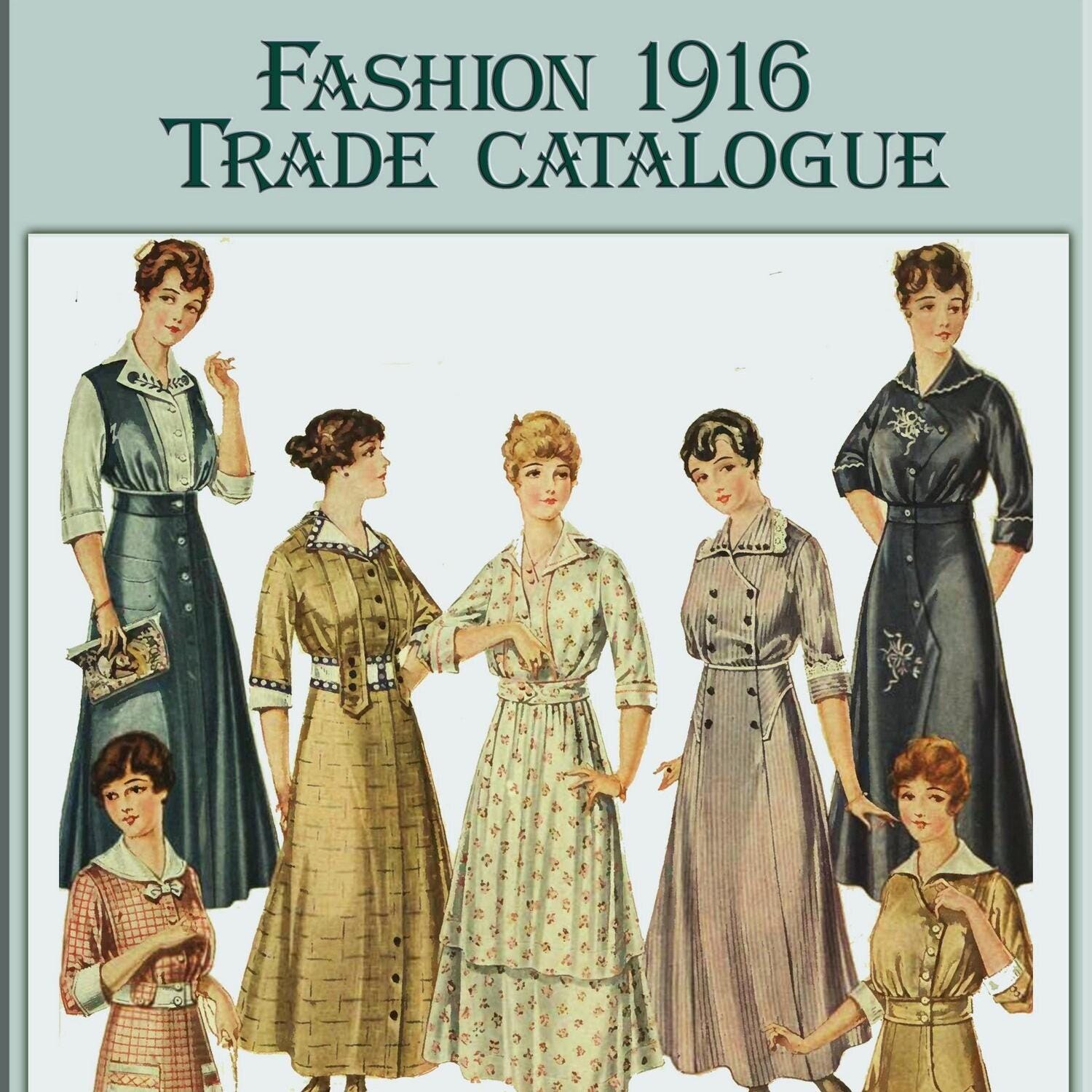 Vintage catalog,Edwardian fashion Illustrated book,Eaton's Catalog 1916