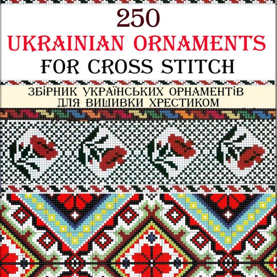 Ukrainian Patterns Ornaments,cross Stitch Book,folk