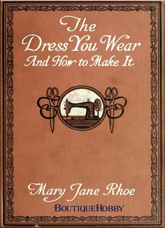 How to Make the Dressvintage Dressmaking Guide Booksewing Etsy Australia