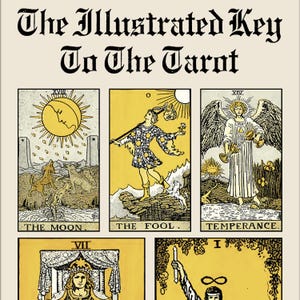 Clé du tarot, livre de tarot numérique, 1918, ebook à télécharger au format PDF