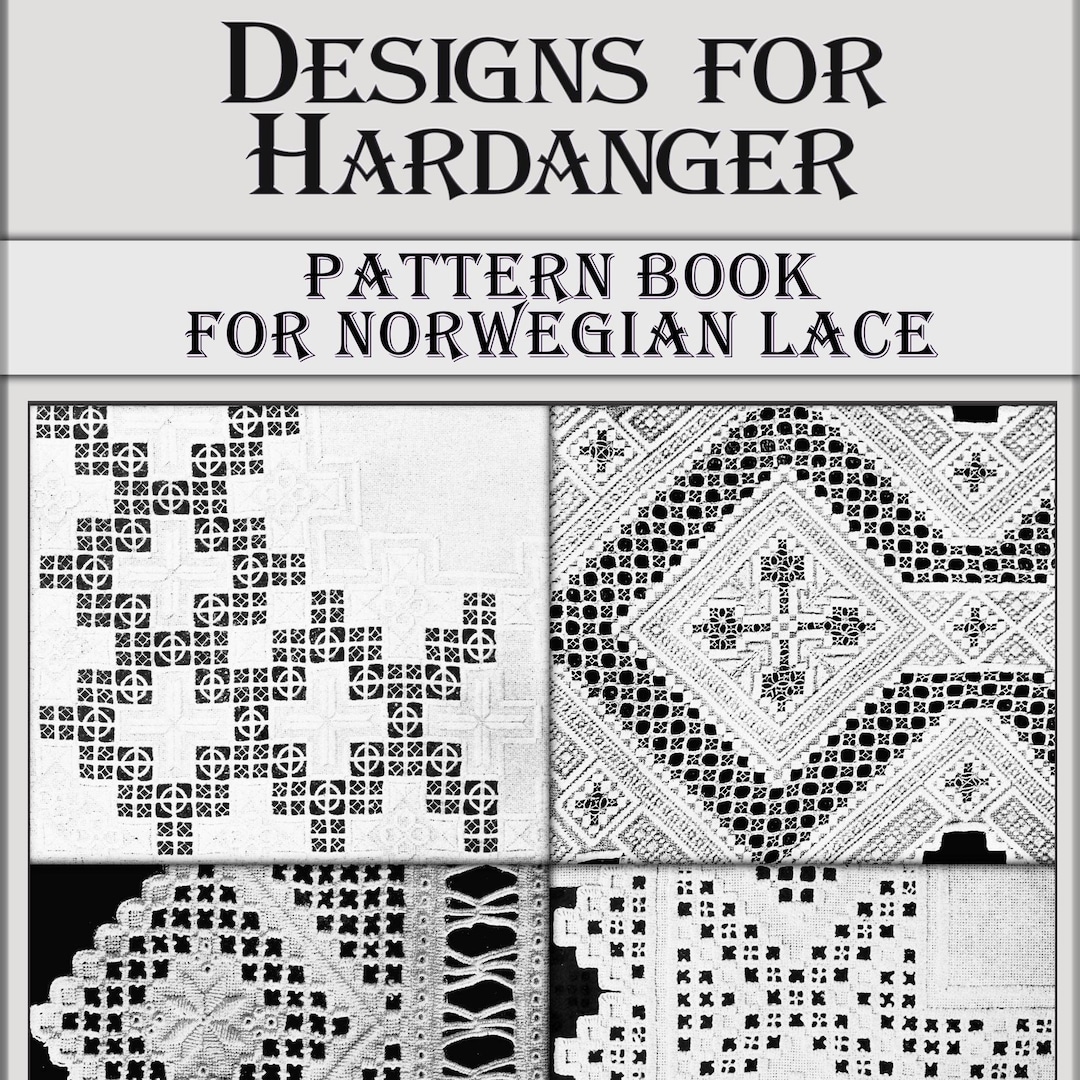 Vintage Designs for Hardanger Embroidery, Pdf Book Instant Digital ...