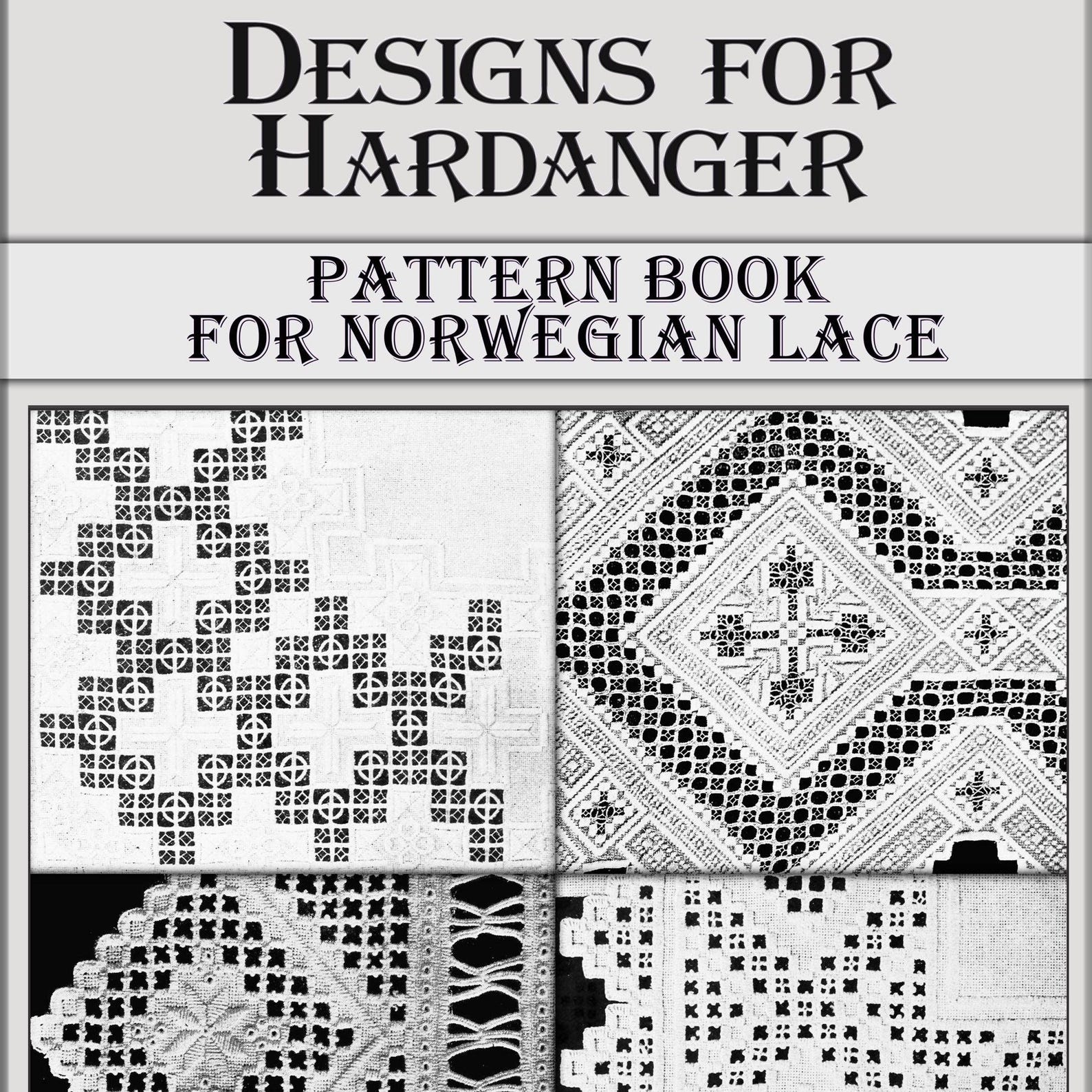 Hardanger Pattern Books Vintage Designs for Hardanger Embroidery, Pdf Book Instant Digital ...