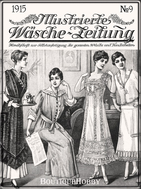 Victorian Underwear,edwardian Dress,german EDITION Österr. Wäschezeitung  1915-09 