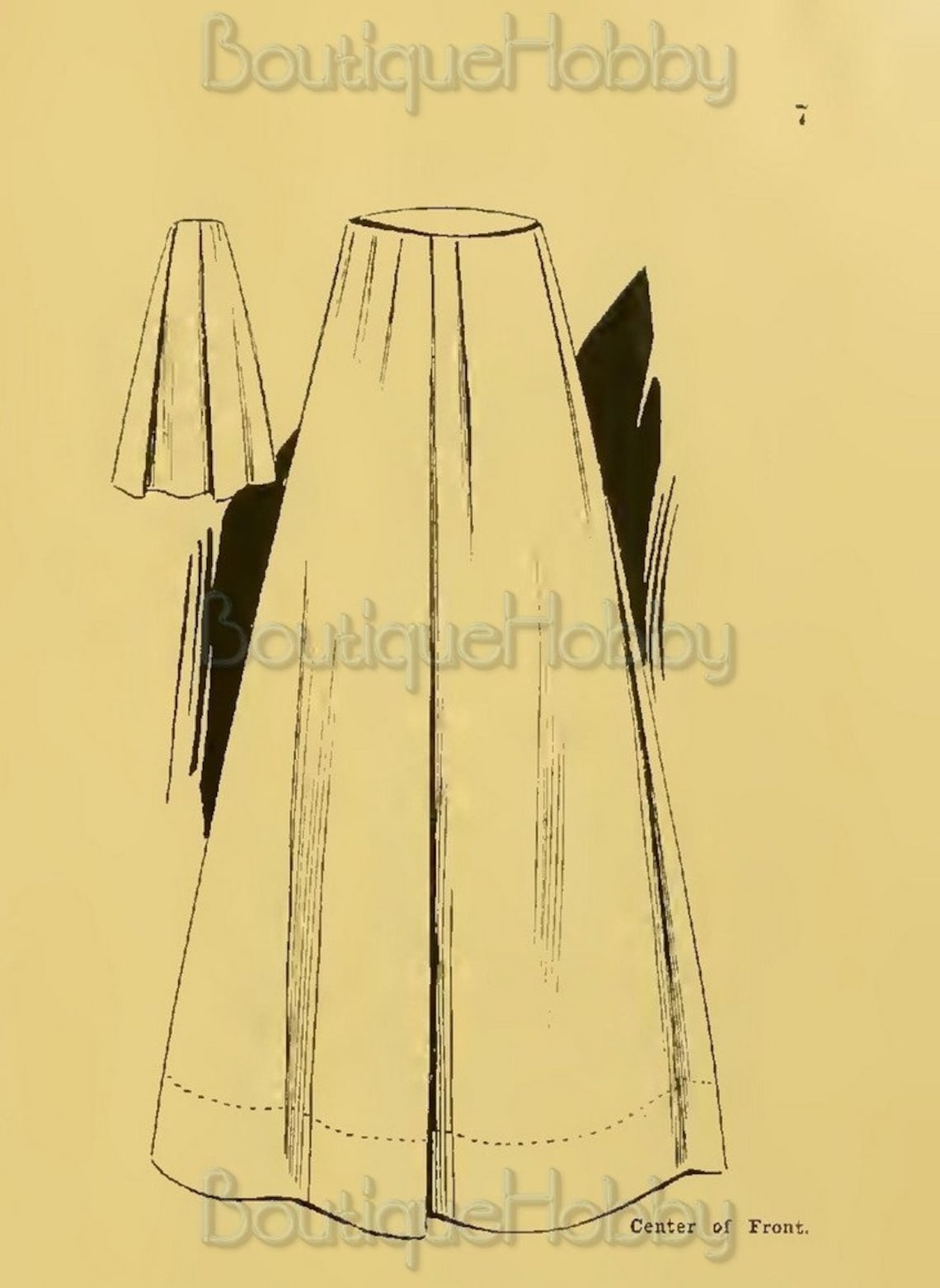 Diagrams of skirtsVictorian skirt sewing patternsvintage Etsy