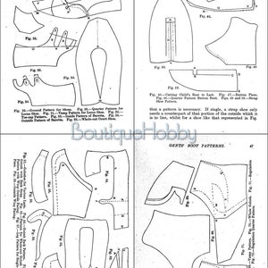How to Make SHOES, Shoe Pattern Cutting,vintage Shoe Sewing Pattern ...