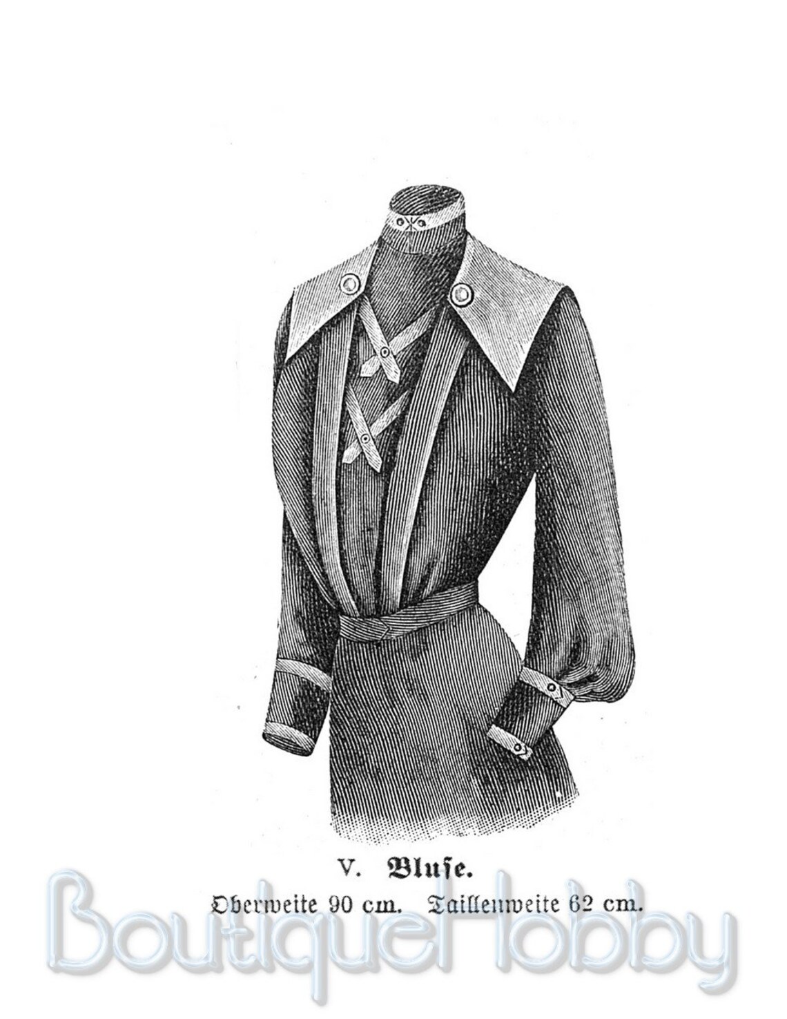 German Sewing Patternsedwardian Dressblatt Der Hausfrau Etsy