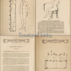 Patrón de costura de ropa interior de lencería vintage victoriana, camisones de corsé, 59 diseños de patrones imagen 2