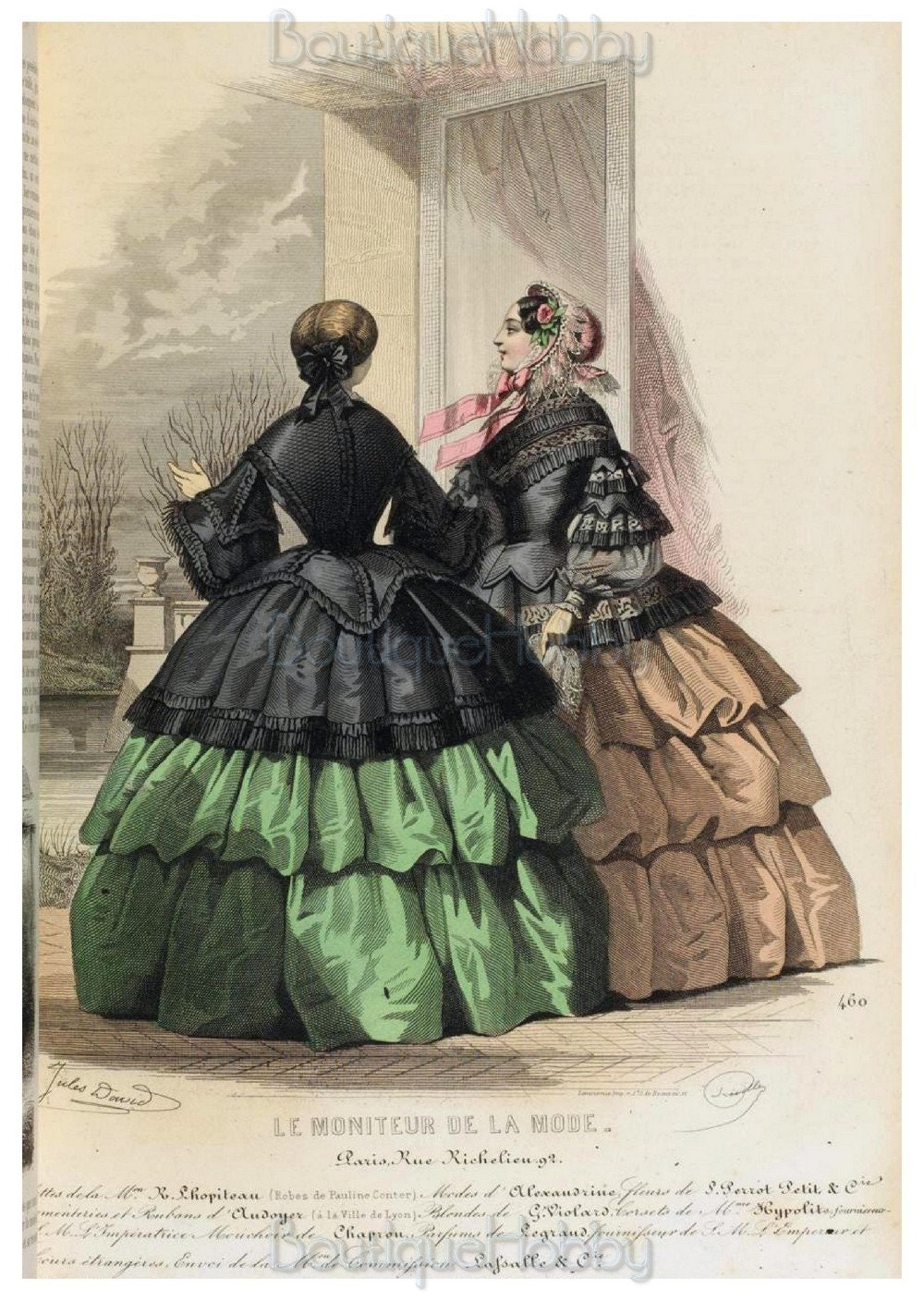 ≪超目玉★12月≫ Vintage Victorian Fashion Catalog Dress Designs,antique Rare コレクション