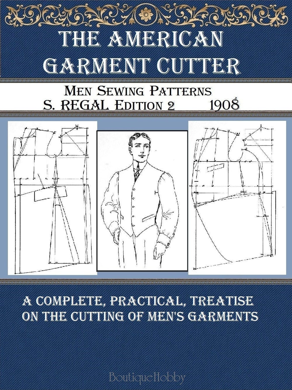 Mens Clothes sewing patterns vintage book American garment Etsy