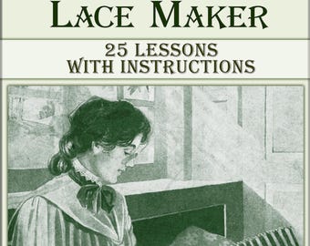Elaboración de encaje de bolillos: 25 lecciones con instrucciones (descarga digital)