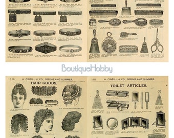 Vintage Catalog,victorian Fashion Book,1898 New York Fashion Vintage Catalog,victorian Fashion Book,1898 New York Fashion