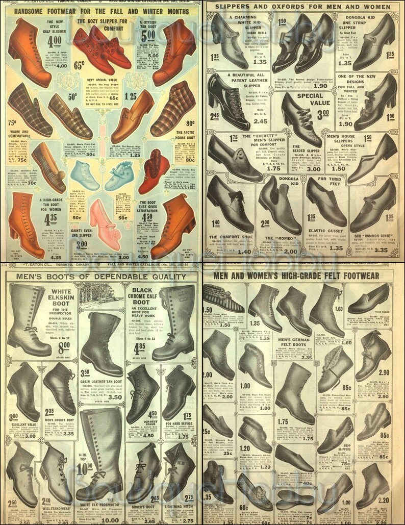 Vintage Fashion Commercial Catalogdress Designfall and Etsy