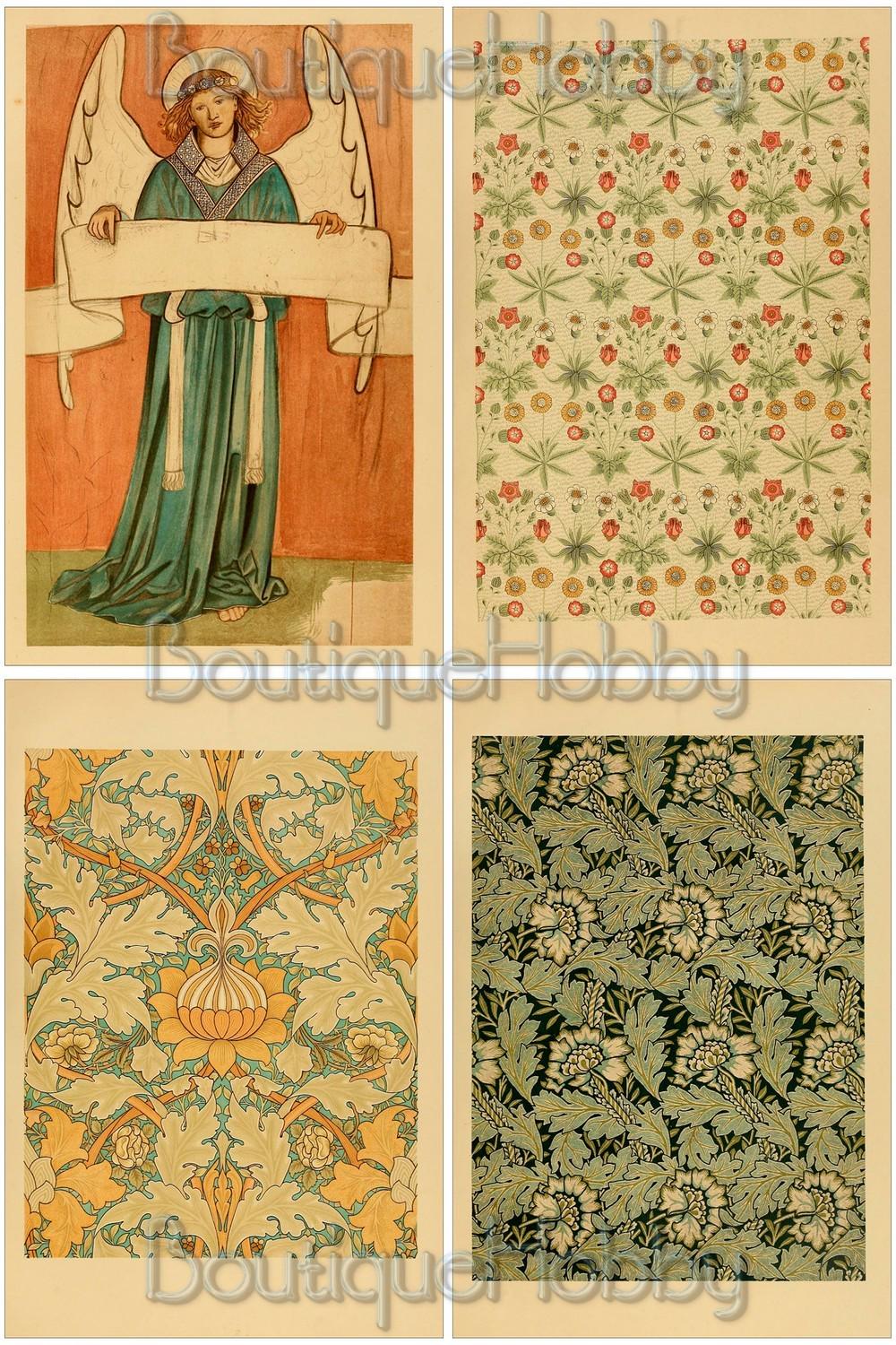 Decorative Designs William Morris,ornament Drawing