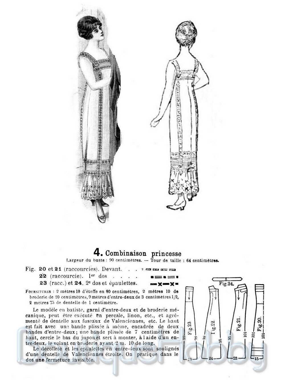 French Sewing Patternsedwardian Dressla Mode Illustrée Etsy