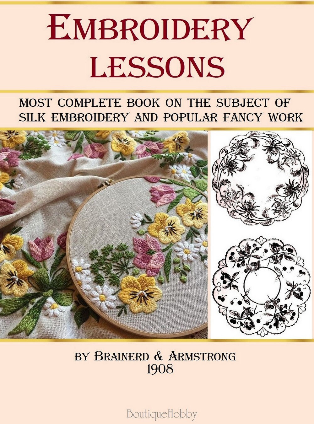 Victorian Hand Beginners Embroidery Pattern Book EMBROIDERY Etsy