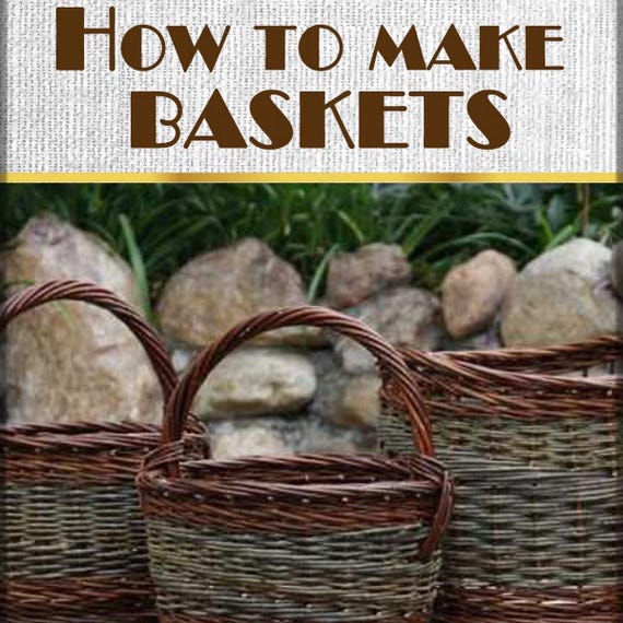 How to Make Basket,weaving book PDF,instant download