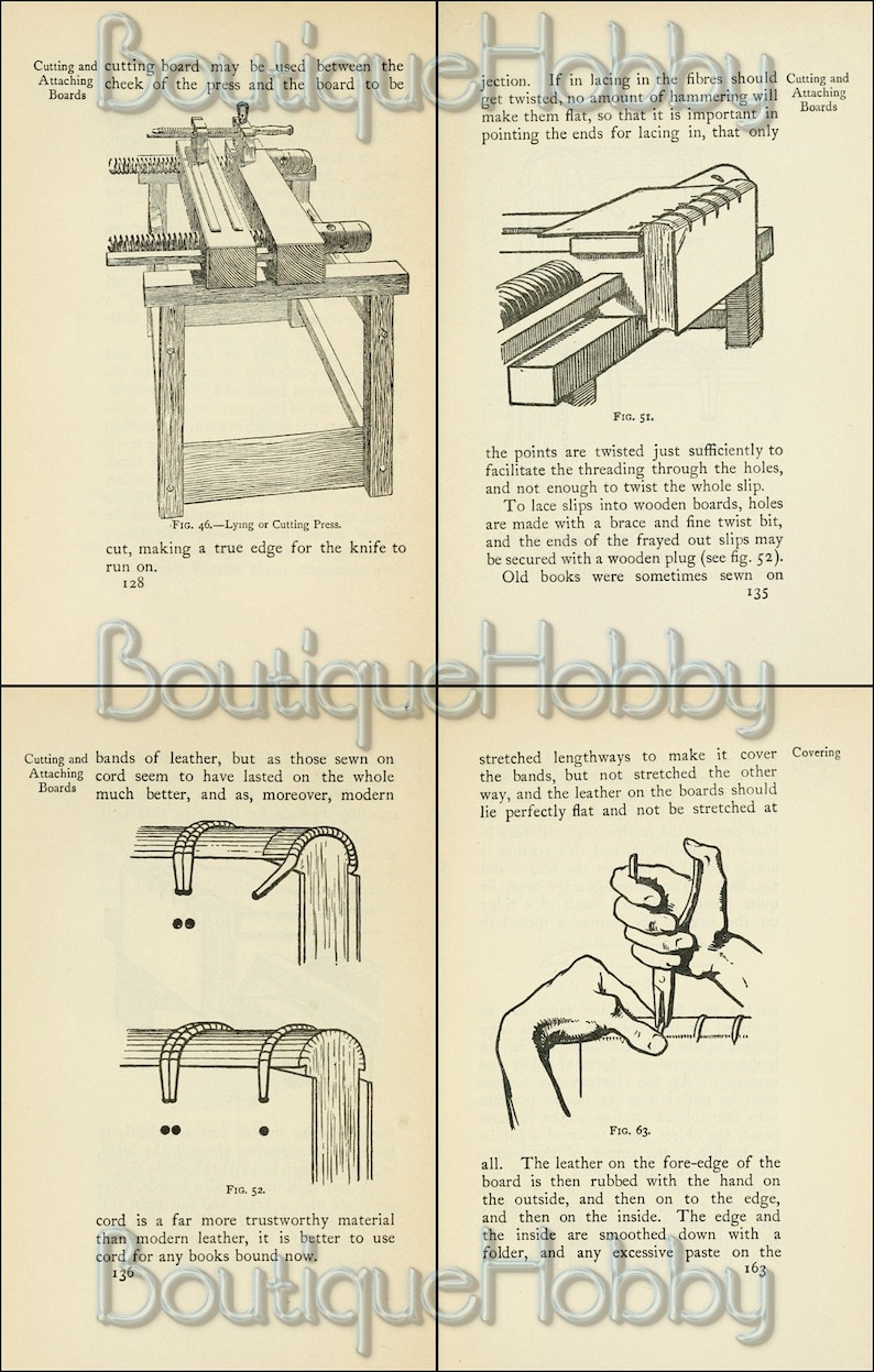 Bookbinding Tutorial: DIY Book Making Guide (PDF Download) - Etsy