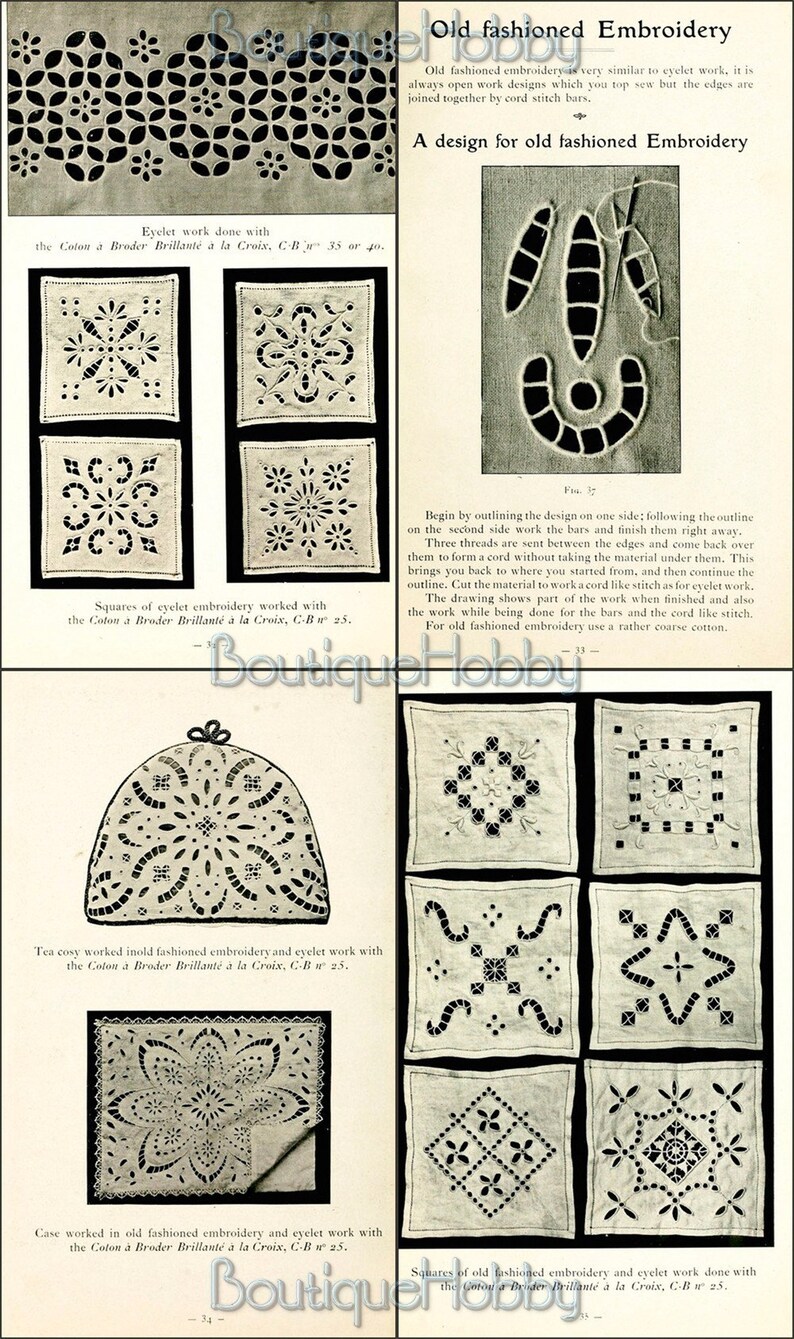 Embroidery Stitches Book: Beginner's Guide With Illustrations (PDF) - Etsy