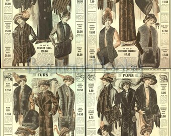 Vintage Fashion Commercial Catalog,dress Design,fall and