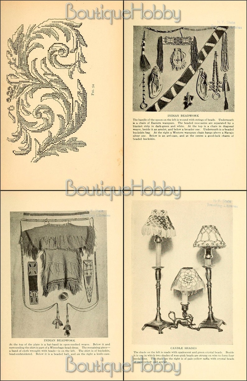 How to Do Beadwork Patternsbead Illustrated Tutorial Etsy