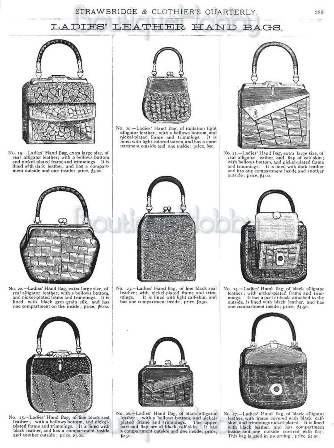 Vintage Commercial catalogs 1883-Strawbridge & Clothier's | Etsy