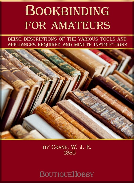 Vintage Bookbinding Tutorial Bookhow to Bookbinding Etsy