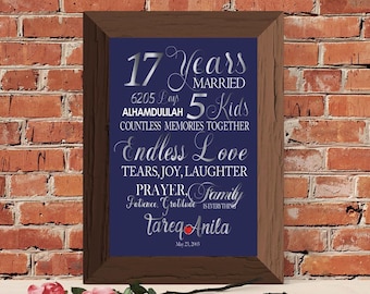 16th Wedding Anniversary Gift, Married for 16 Years, Gift for Husband, Wife, The Best Is Yet To Come, Gold Words Type Art,