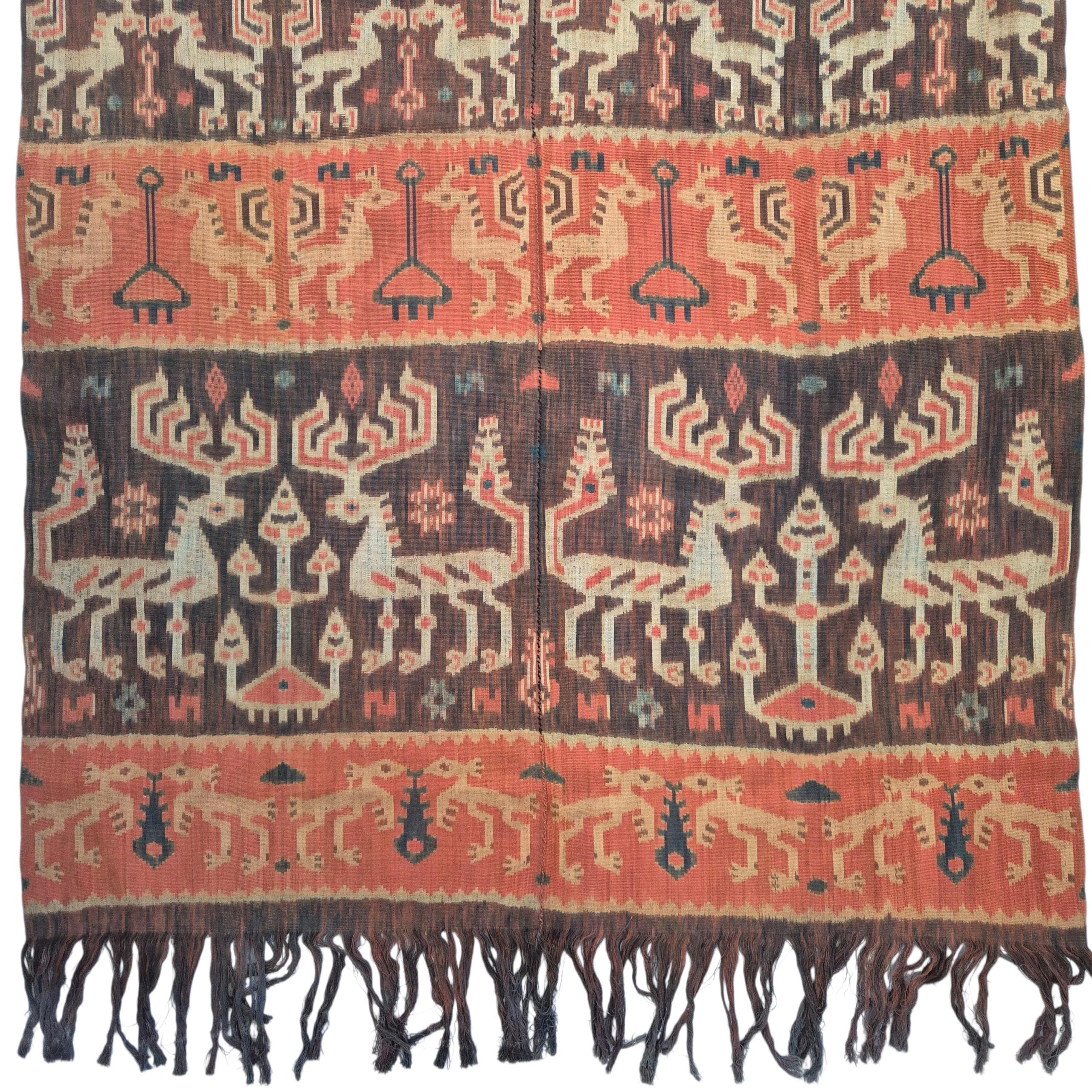 イカット織 布 【used・antique】 Antique Ikat Fabric - Etsy