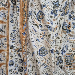 Vintage Indonesian Cirebon Batik Tulis Sarong, Java Handmade Fabric