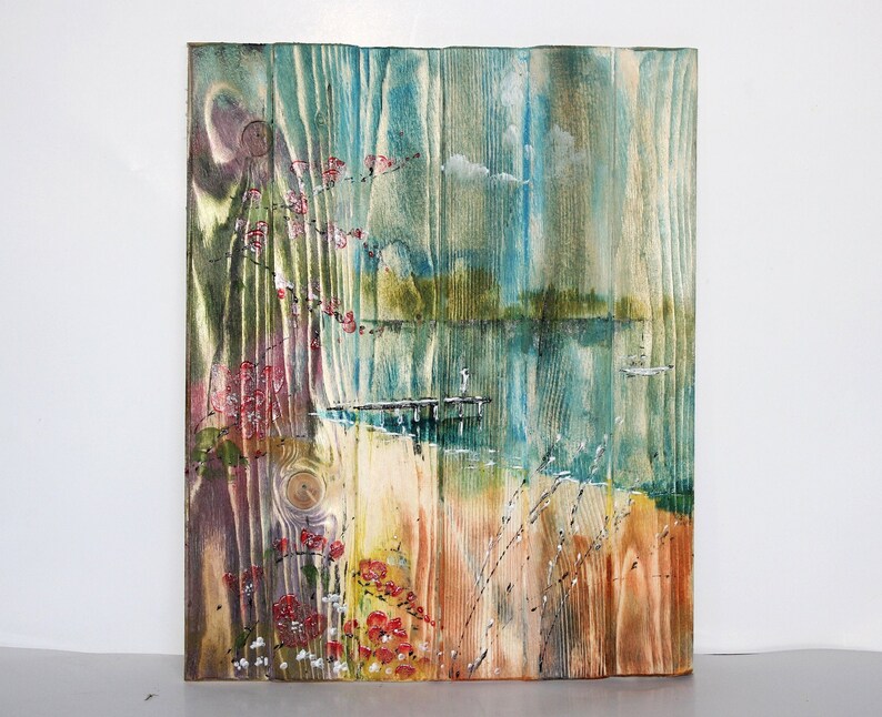 Woood Pallet Wall Art Pallet Painting Pallet Art Pallet Wall Etsy