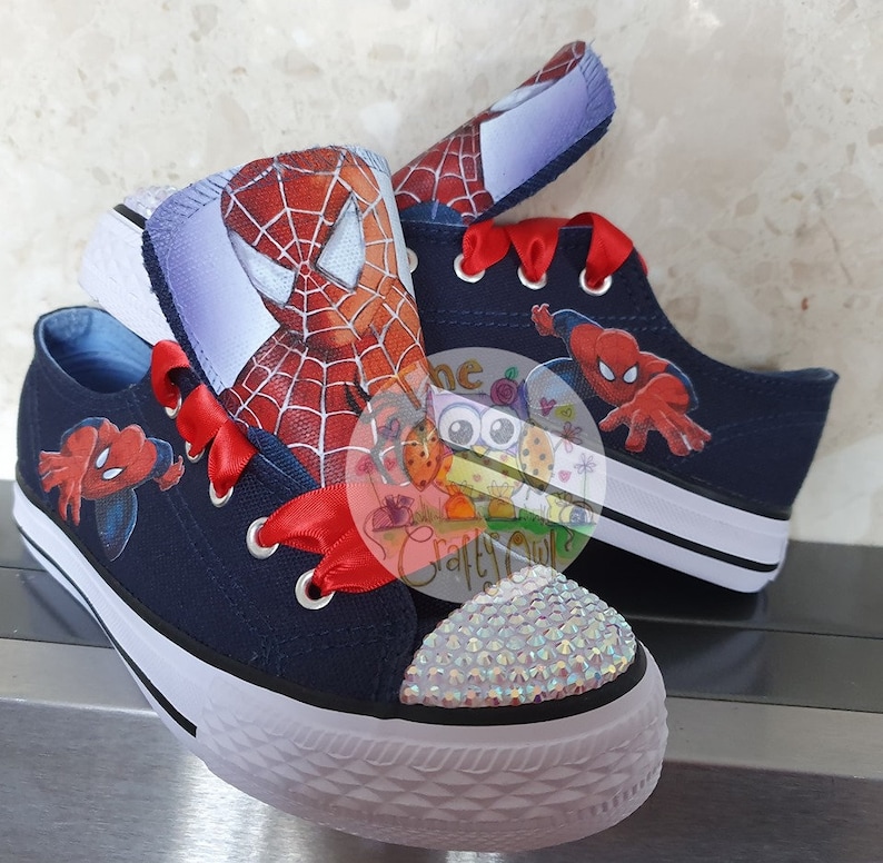 custom spiderman shoes