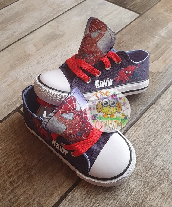 custom spiderman shoes