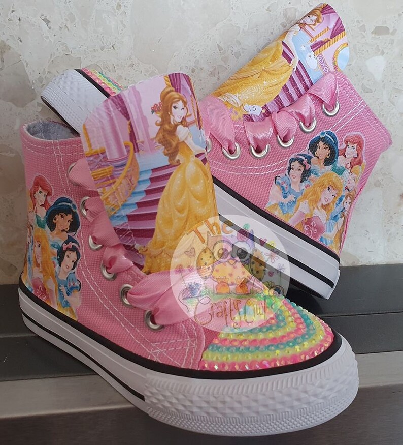 Custom Shoes Kids Adult Disney Princess 