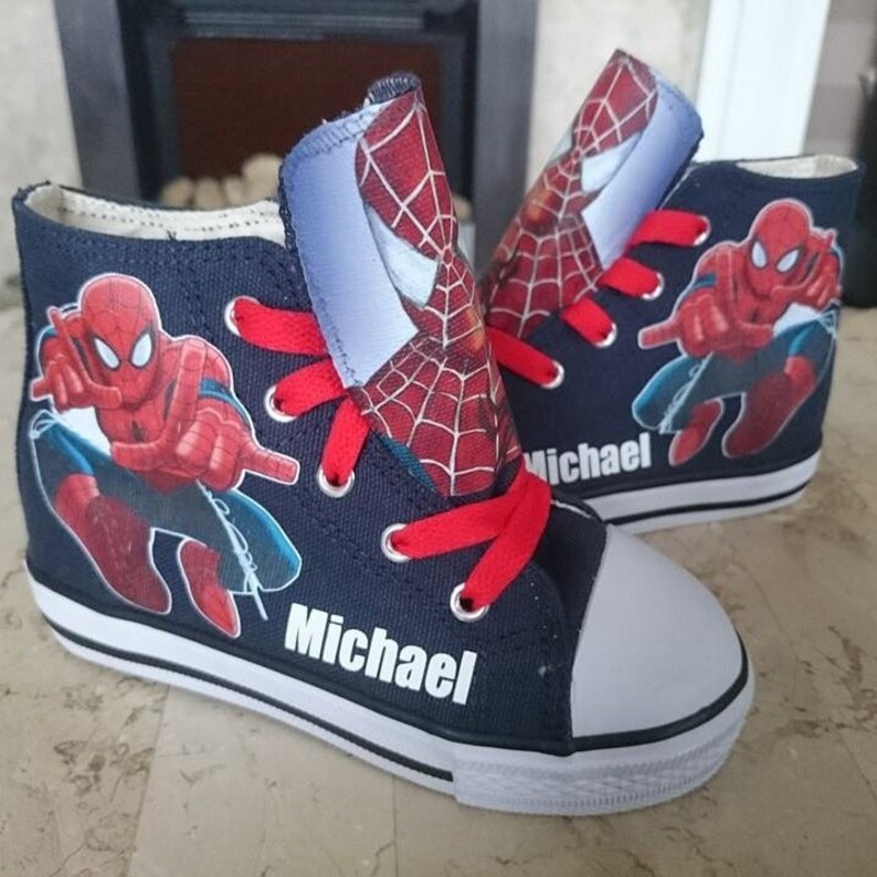 spiderman high tops