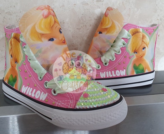 Disney Princesses Kids Custom Converse Shoes Character Personalised Childrens